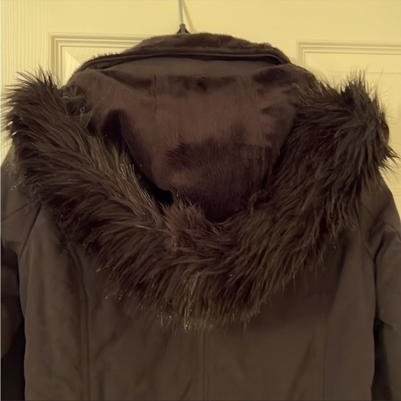 Barbour Black Land Rover Terrain Quilted Parka Size 4 - Picture 8 of 16